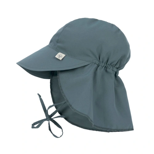 LÄSSIG klobouček Sun Protection Flap Hat blue 19-36m