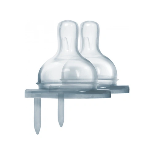 PURA Natural VentTM antikolikové dudlíky 2 ks - pomalý průtok