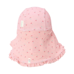 LITTLE DUTCH dívčí plavecká čepice Sunny Flowers Blush (2)