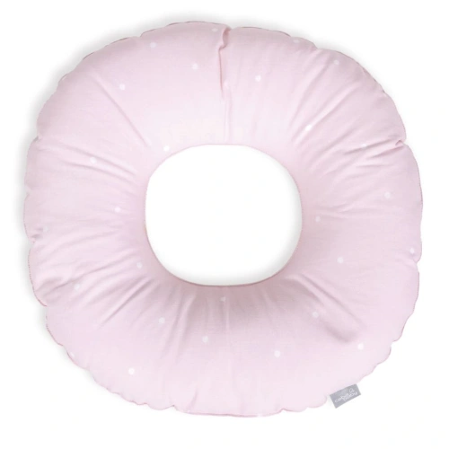 CEBA BABY Poporodní kruh Bílé puntíky na růžové
