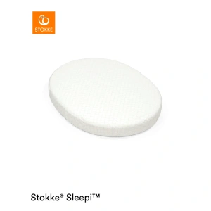 STOKKE Sleepi Mini Fitted Sheet Fans Grey