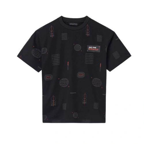 MAYORAL chlapecké tričko s potiskem černá