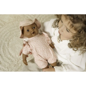 LITTLE DUTCH oblečení na panenku Baby Pink Floral (1)