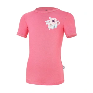 LITTLE ANGEL tričko tenké KR obrázek Outlast® růžová vel. 116 cm