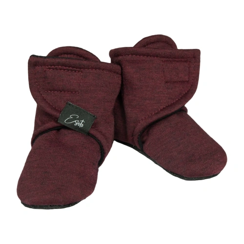 ESITO capáčky barefoot WarmKeeper Zoe Garnet vínová