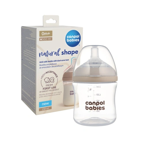 CANPOL BABIES lahev antikoliková Natural Shape