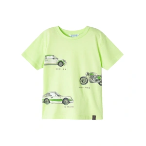 MAYORAL chlapecké tričko KR auta zelená vel. 122 cm