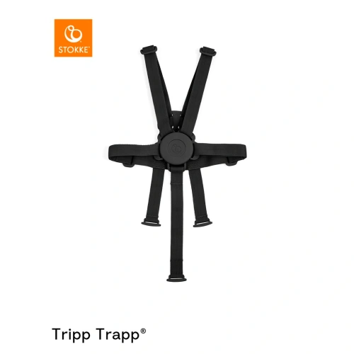 STOKKE Tripp Trapp bezpečnostní pásy 2 Black