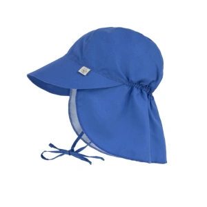 LÄSSIG klobouček Sun Protection Flap Hat blue 07-18 m