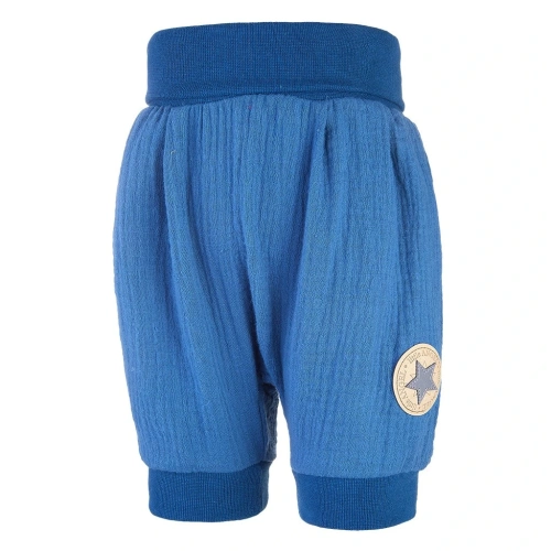 LITTLE ANGEL šortky tenké harémky denim