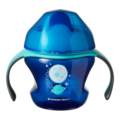 TOMMEE TIPPEE Netekoucí hrnek Explora First Cup 150ml 4m+ modrý