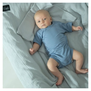 ESITO rostoucí body pro miminka Modal KR Blue Jase modrá (2)