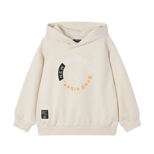 MAYORAL chlapecké mikina s potiskem béžová