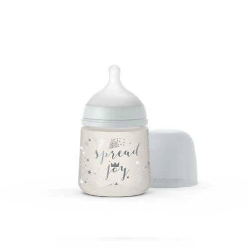 SUAVINEX Kojenecká láhev 150 ml S - Korunka Joy