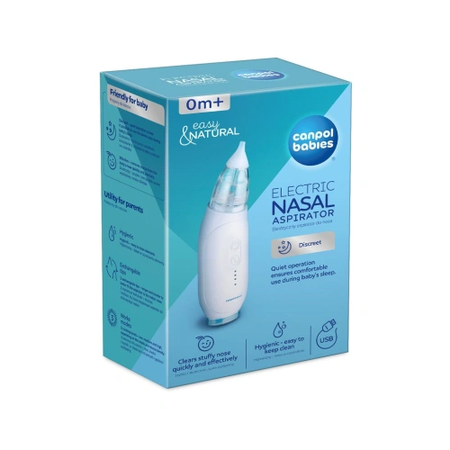 CANPOL BABIES nosní elektrická odsávačka Easy&Natural