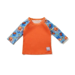 BAMBINO MIO dětské tričko do vody s rukávem UV 40+ Wave vel. 6-12 měsíců