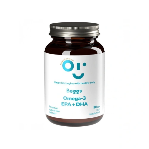 BEGGS doplněk stravy Omega-3, EPA+DHA 90 kapslí