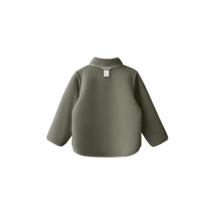 LEOKID Fleecová bunda Theo Vetiver Green (3)