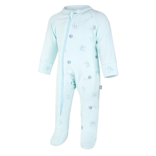 LITTLE ANGEL overal smyk DR TISK Outlast® koťátka světle zelená