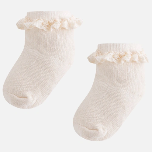 MAYORAL dívčí ponožky - béžové - 6 - 12 m /  68 - 80 cm