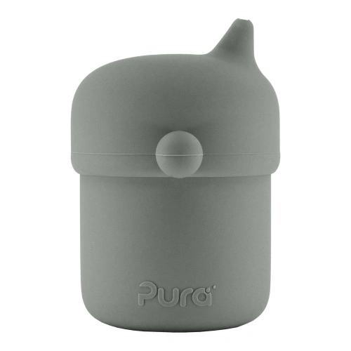 PURA MyMy silikonový hrneček se savičkou 150ml Slate