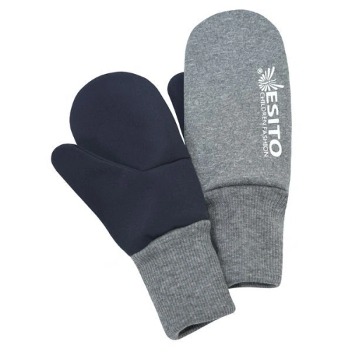 ESITO Palcové rukavice softshell DUO - šedá