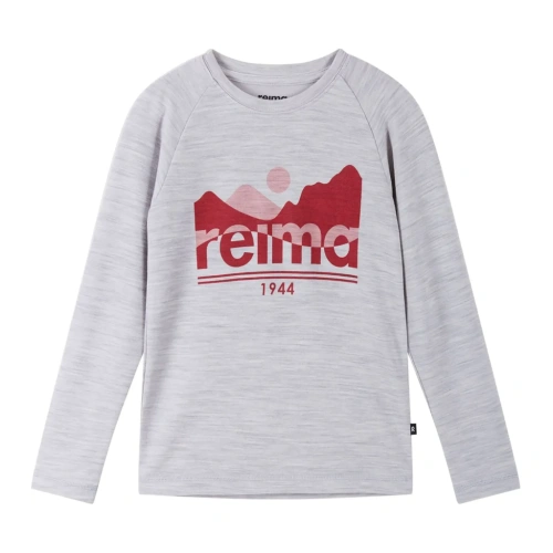 REIMA tričko DR merino Viisas melagne grey šedá