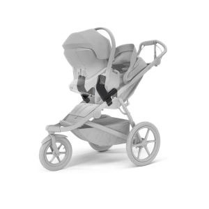 THULE Urban Glide 3 Dark Slate magnetická spona + korba Soft Beige + autosedačka Maple + báze Alfi + fusak Elements M/L + adaptér MC (18)