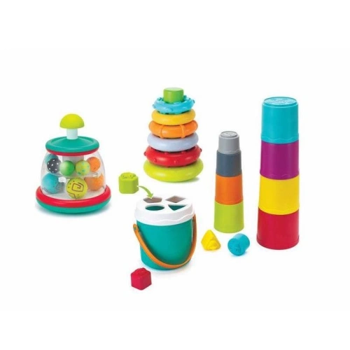 INFANTINO Sada hraček 3v1 Stack, Sort & Spin