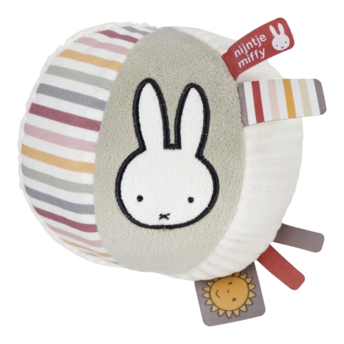 LITTLE DUTCH míček textilní králíček Miffy Fluffy
