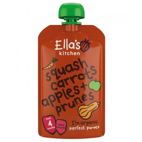 ELLA'S KITCHEN BIO Dýně, mrkev, jablko a švestka (120 g)