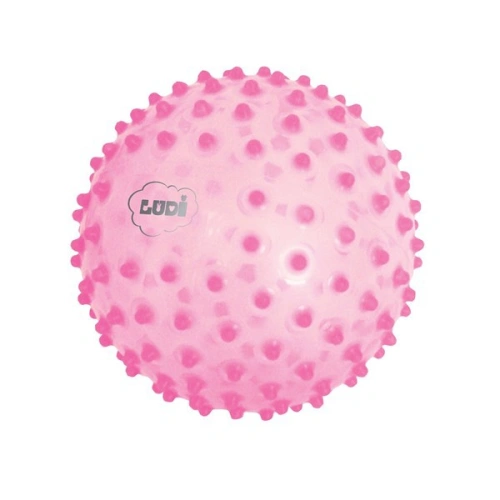 LUDI Senzorický míček 20cm Růžový