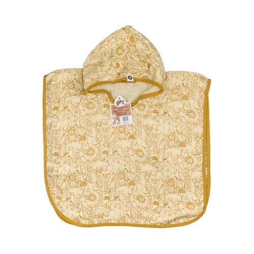 XKKO bambusové mušelínové pončo BMB Safari Honey Mustard