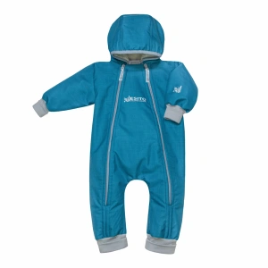 ESITO rostoucí zimní softshellová kombinéza Lamb Petrol petrolejová vel. 92-98 cm