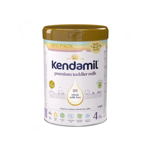 KENDAMIL Pokračovací mléko Premium 4 HMO+ 1kg XXL duhové balení
