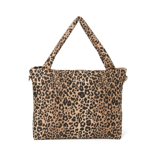 STUDIO NOOS přebalovací taška Cotton DIAPER BAG - Brown Leopard