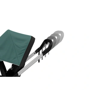 THULE kočárek Shine Aluminum/Mallard Green (3)