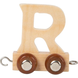 SMALL FOOT Dřevěný vláček vláčkodráhy abeceda písmeno R