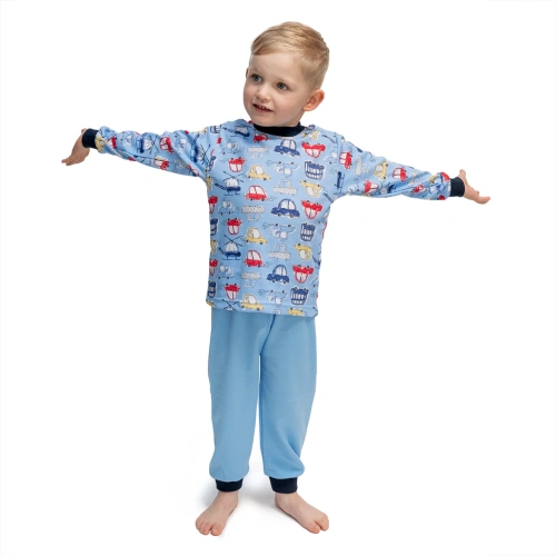 ESITO chlapecké pyžamo Auto Blue vel. 110 cm
