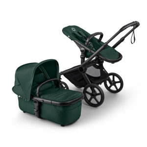 BUGABOO kombinovaný kočárek Fox 5 Renew Complete Black/Fern Green (1)