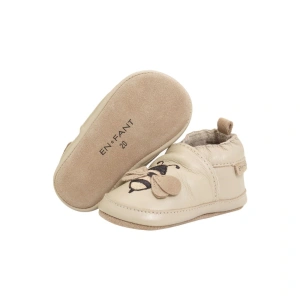 EN FANT kožené capáčky Sand White Pepper (2)