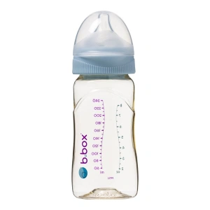 B.BOX Antikoliková kojenecká láhev 240 ml - modrá
