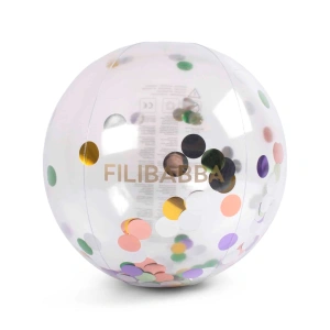 FILIBABBA nafukovací míč Rainbow Confetti