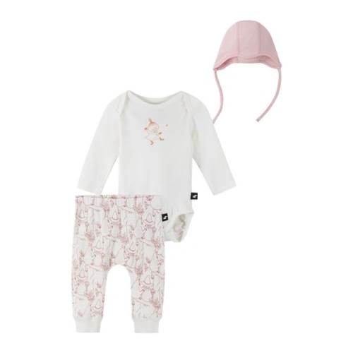 REIMA set oblečení pro miminka Moomin Dyrbaraste Rose Blush