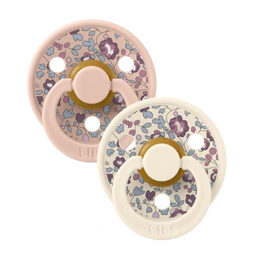 BIBS x LIBERTY Colour dudlík z přírodního kaučuku 2ks - velikost 1 (0-6m.)