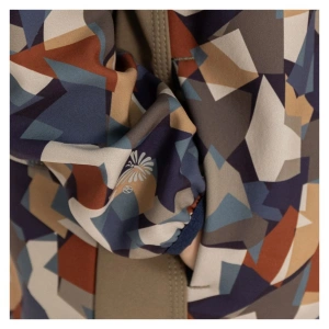 ESITO dětská jarní softshellová bunda DUO Geometrics béžová (5)