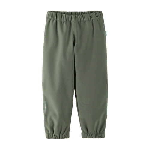 REIMA dětské softshellové kalhoty Oikotie Greyish green zelená