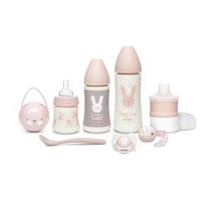 SUAVINEX Premium novorozenecký set HYGGE - růžová