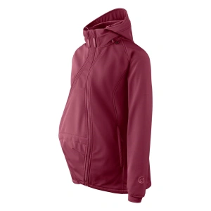 MAMALILA softshellová nosící bunda Allrounder fit burgundy (1)