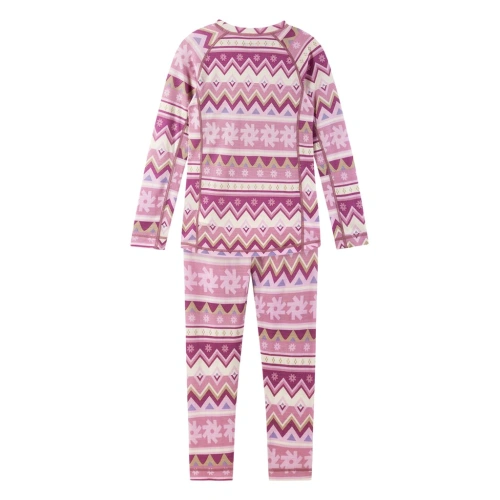 REIMA dětský set funkčního prádla Tatioa Grey Pink